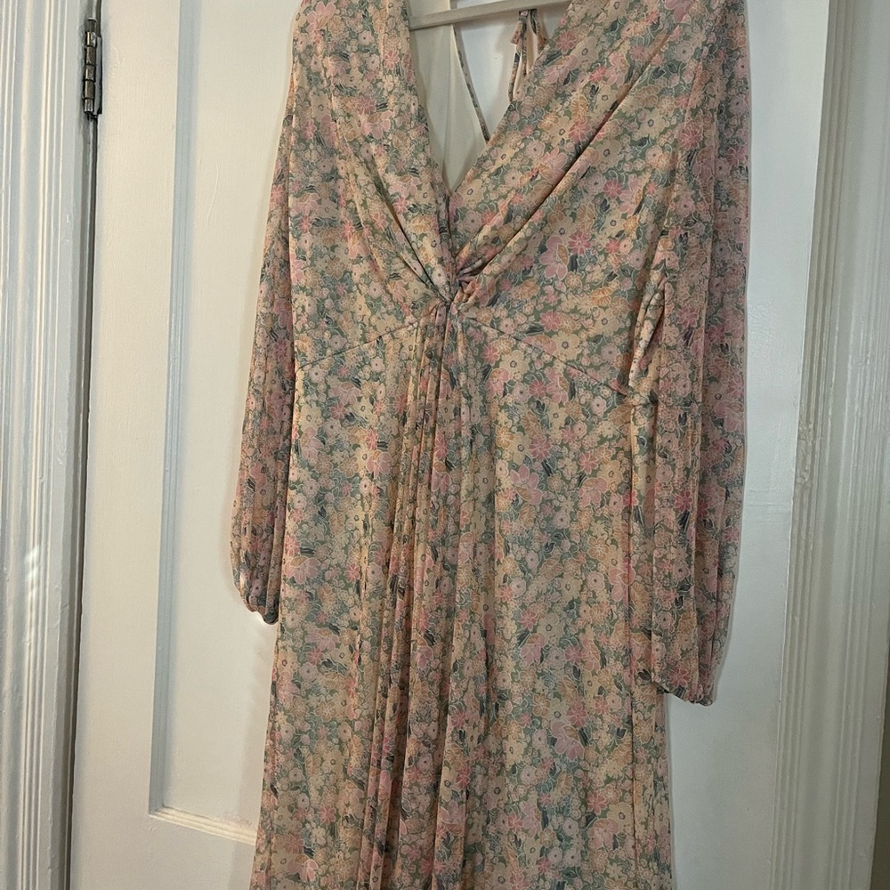 Floral Long Sleeve Dress
